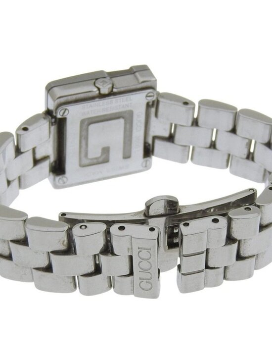 GUCCI G watch Watches 3600L blackDial Stainless Steel Quartz Analog displa... main image 11